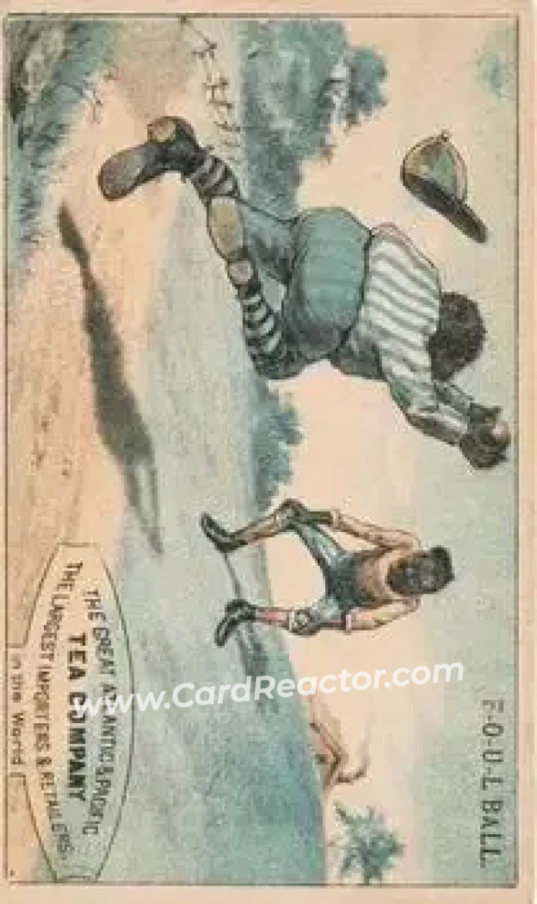 1880 Black Players Baseball Comics (H804-5) #NNO Card #NNO