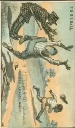 1880 Black Players Baseball Comics (H804-5) #NNO Card #NNO