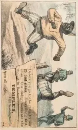 1880 Black Players Baseball Comics (H804-5) #NNO Card #NNO