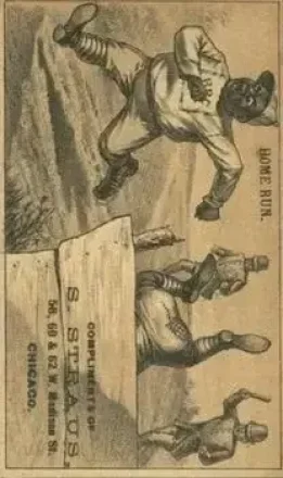 1880 Black Players Baseball Comics (H804-5) #NNO Card #NNO