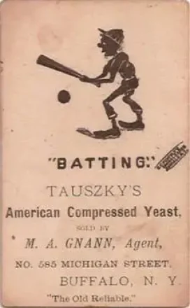 1880 C. C. Penfold's Comical Cards Series Baseball Comics (H804-40) #NNO - Card #NNO