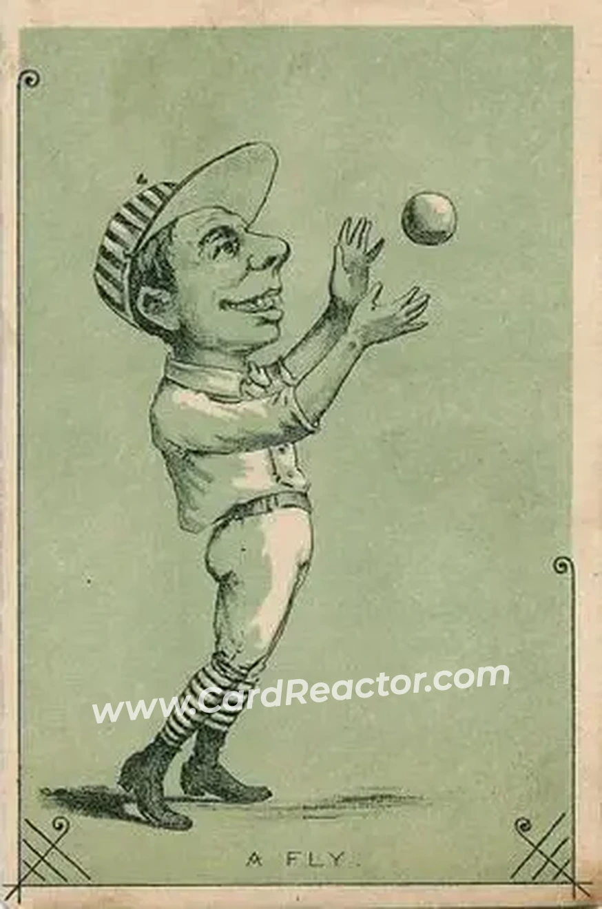 1880 Corner Clefs Baseball Comics (H804-10) #NNO Card #NNO