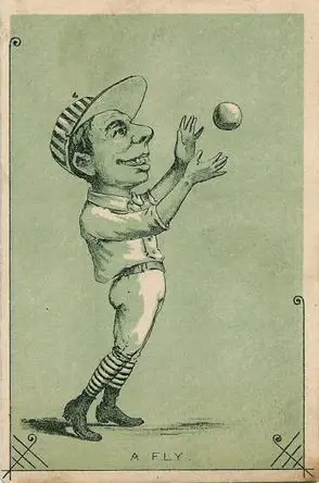 1880 Corner Clefs Baseball Comics (H804-10) #NNO - Fly. - Front
