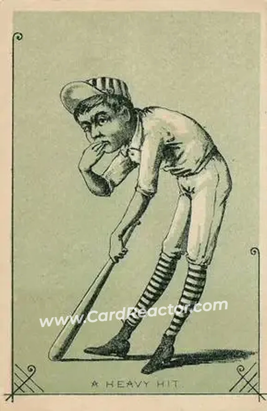 1880 Corner Clefs Baseball Comics (H804-10) #NNO Card #NNO