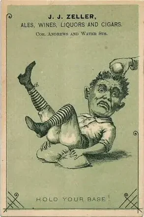 1880 Corner Clefs Baseball Comics (H804-10) #NNO Card #NNO