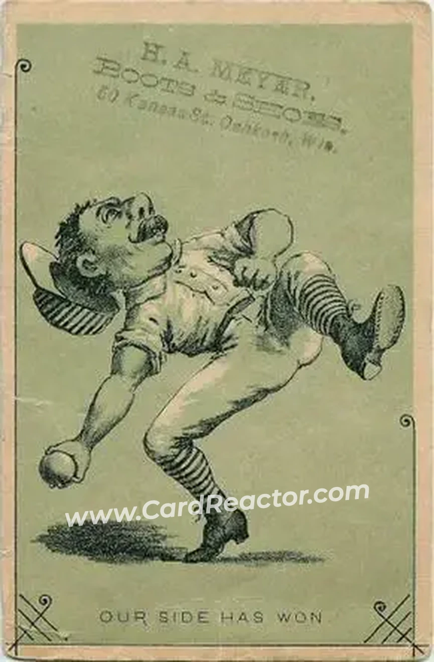 1880 Corner Clefs Baseball Comics (H804-10) #NNO Card #NNO