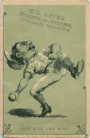 1880 Corner Clefs Baseball Comics (H804-10) #NNO Card #NNO