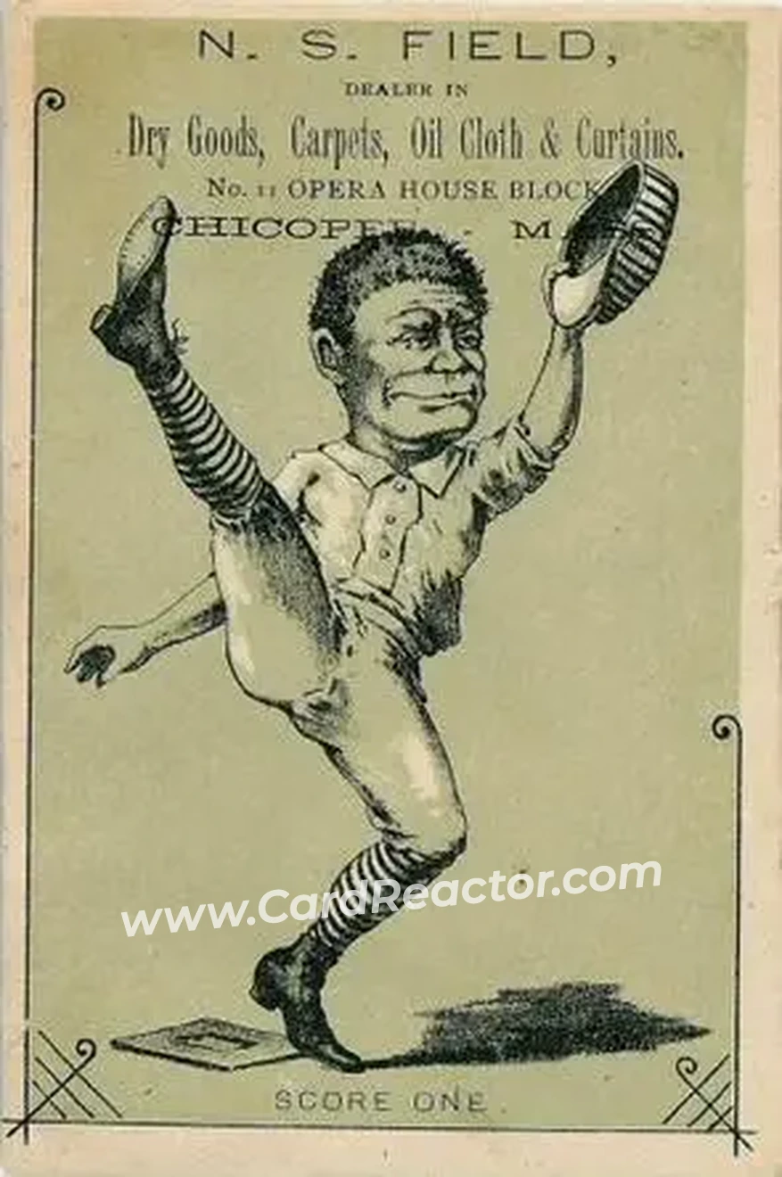1880 Corner Clefs Baseball Comics (H804-10) #NNO Card #NNO