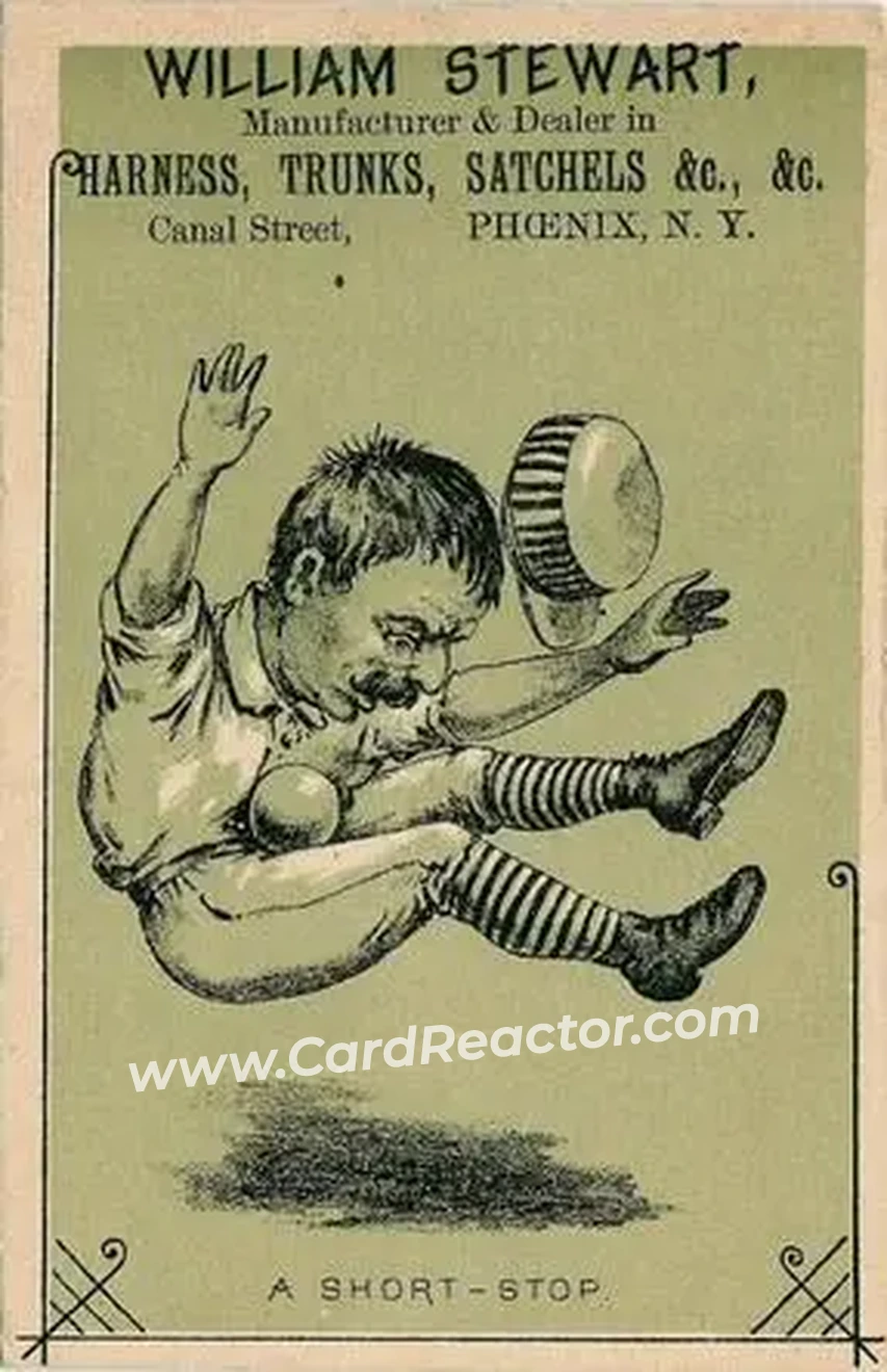1880 Corner Clefs Baseball Comics (H804-10) #NNO Card #NNO