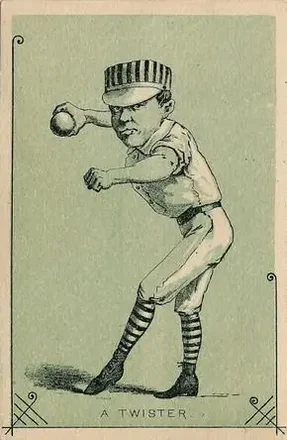 1880 Corner Clefs Baseball Comics (H804-10) #NNO - Twister.