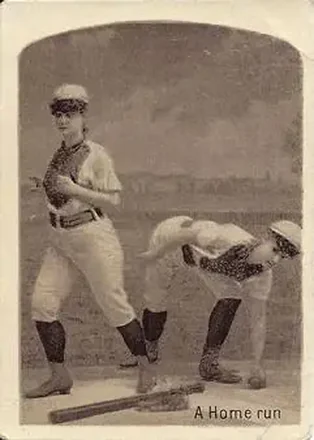 1880 Girl Series Baseball Comics (H804-41) #NNO Card #NNO