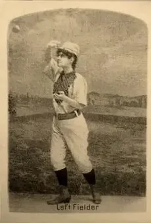 1880 Girl Series Baseball Comics (H804-41) #NNO Card #NNO