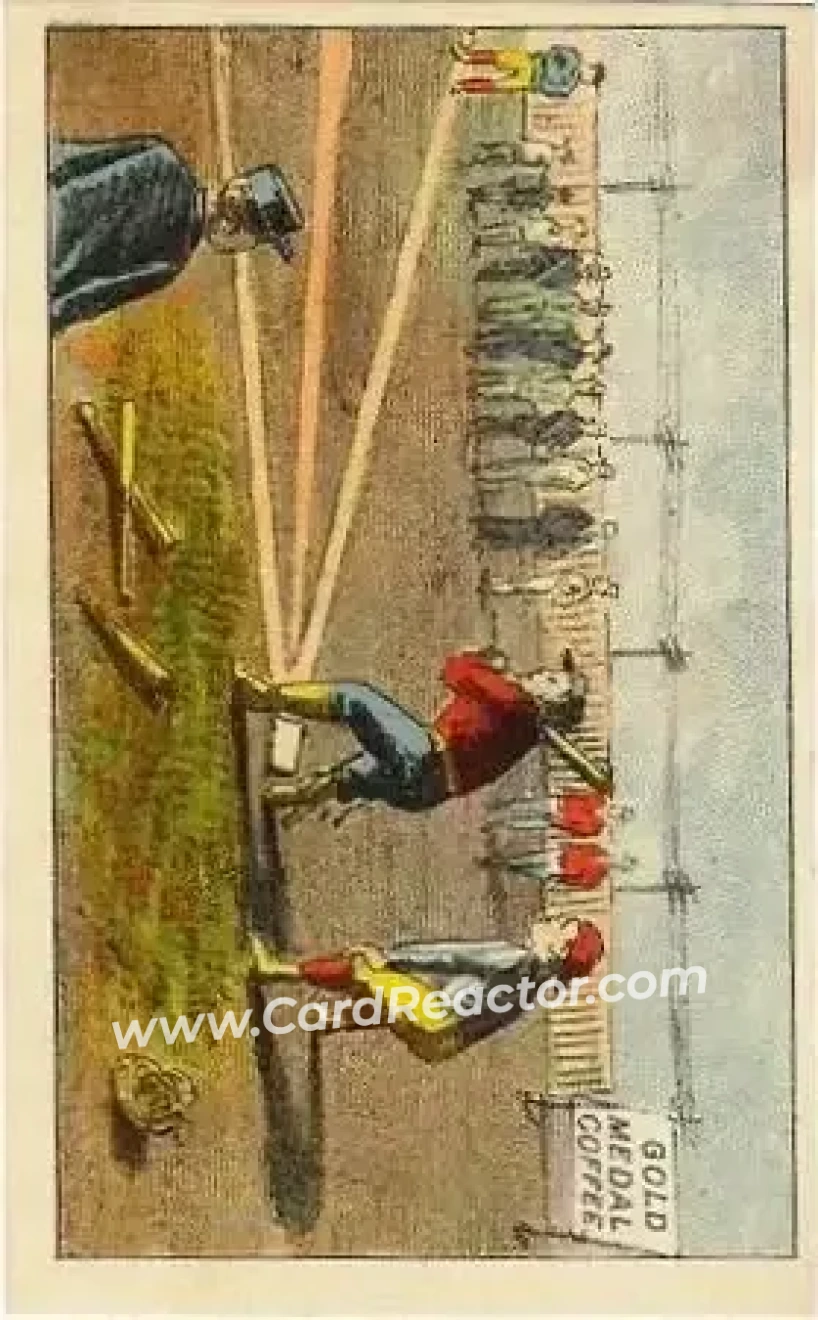 1880 Gold Medal Coffee Series Baseball Comics (H804-33) #NNO Card #NNO