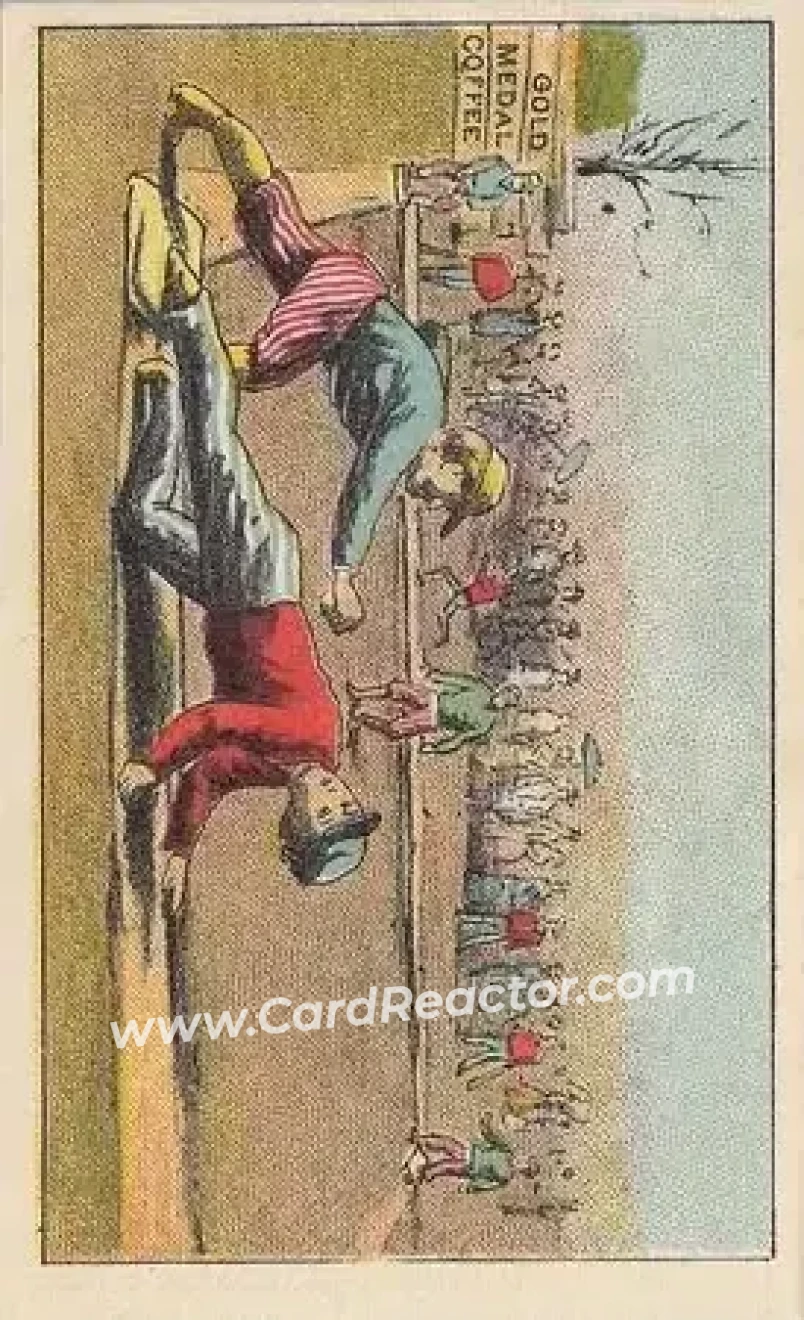 1880 Gold Medal Coffee Series Baseball Comics (H804-33) #NNO Card #NNO