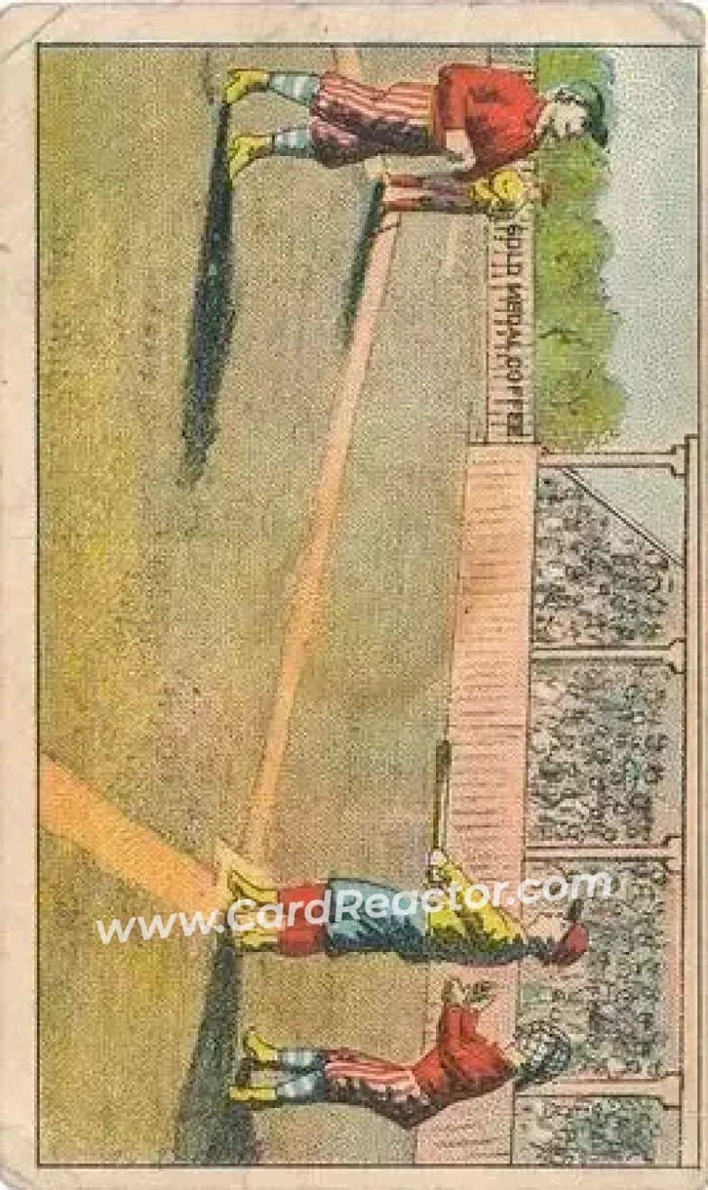 1880 Gold Medal Coffee Series Baseball Comics (H804-33) #NNO Card #NNO