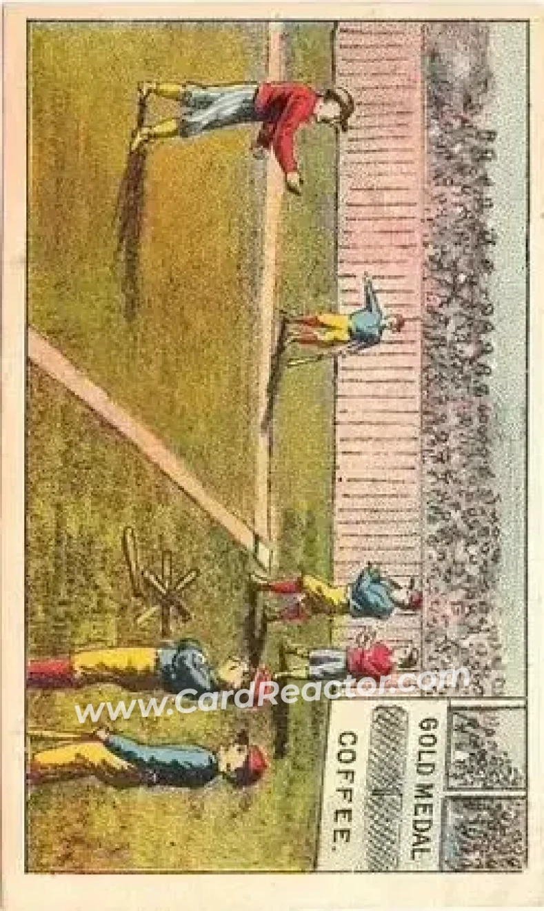 1880 Gold Medal Coffee Series Baseball Comics (H804-33) #NNO Card #NNO