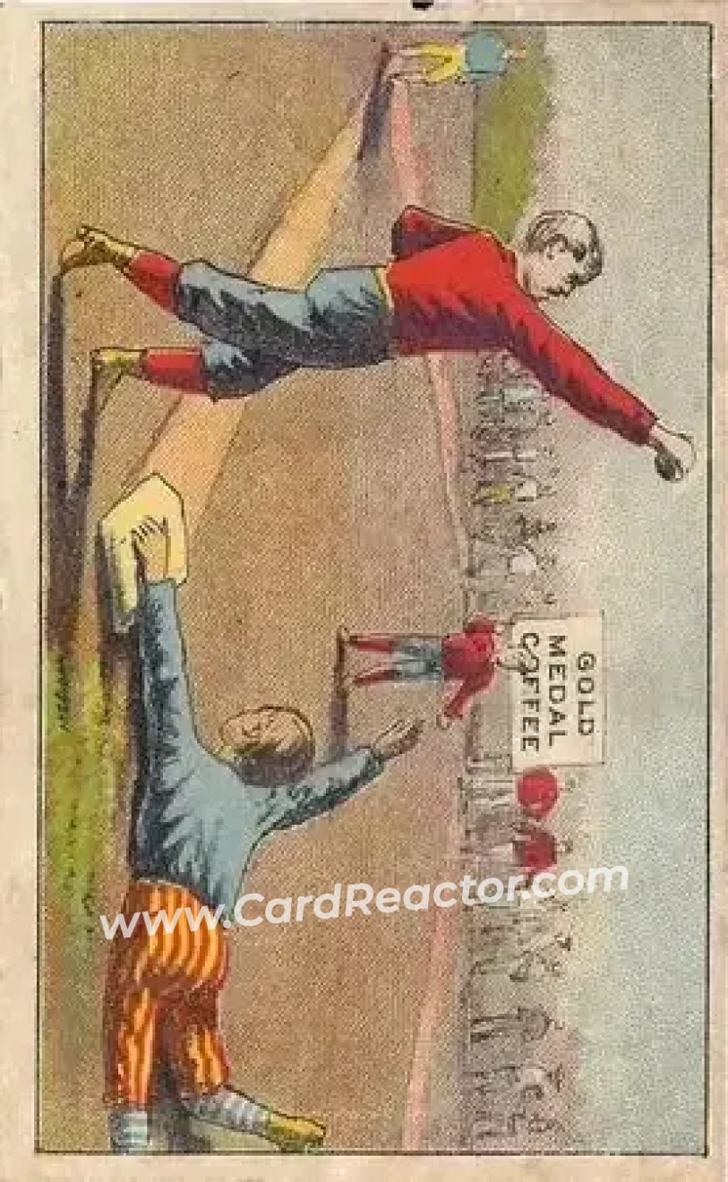 1880 Gold Medal Coffee Series Baseball Comics (H804-33) #NNO Card #NNO