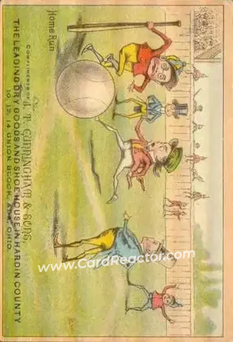 1880 Horizontal Brownies Baseball Comics (H804-19) #NNO Card #NNO