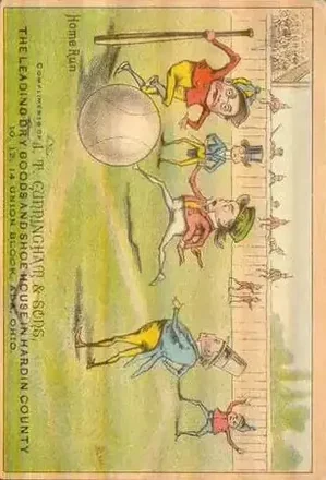 1880 Horizontal Brownies Baseball Comics (H804-19) #NNO Card #NNO