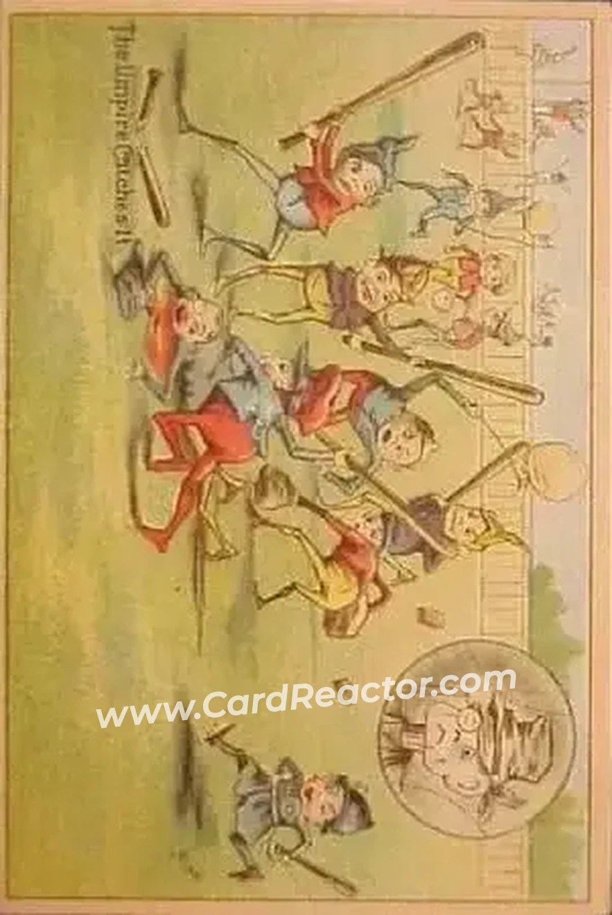 1880 Horizontal Brownies Baseball Comics (H804-19) #NNO Card #NNO