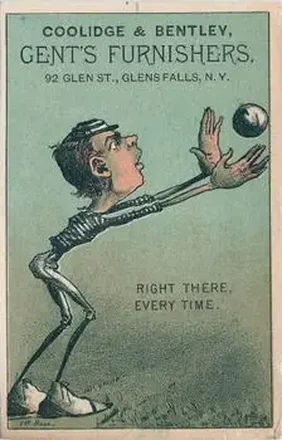 1880 J.T. Keefe Big White Shoes Baseball Comics (H804-14) #NNO Card #NNO