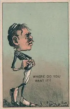 1880 J.T. Keefe Big White Shoes Baseball Comics (H804-14) #NNO - It - Front