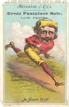 1880 Large Card Series Baseball Comics (H804-26) feature card
