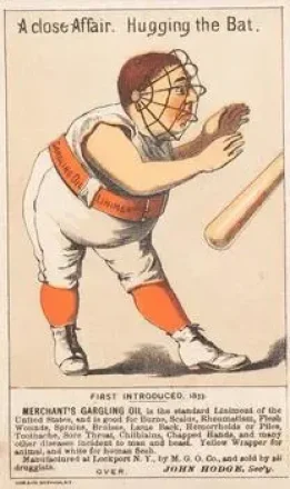 1880 Merchant's Gargling Oil Baseball Comics (H804-7) #NNO - Card #NNO