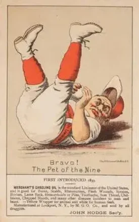 1880 Merchant's Gargling Oil Baseball Comics (H804-7) #NNO - Card #NNO