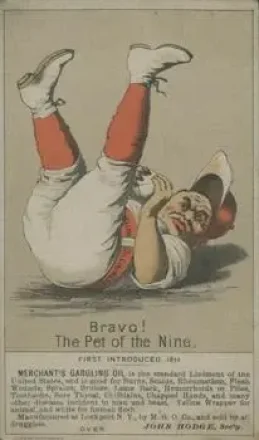 1880 Merchant's Gargling Oil Baseball Comics (H804-7) #NNO - Card #NNO