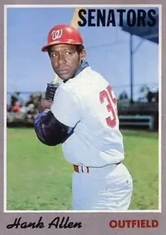 1970 Topps #14 - Hank Allen - Washington Senators 1970 Topps #14 - Hank Allen - Washington Senators