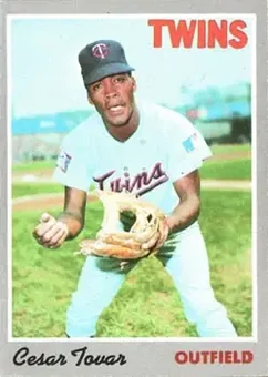 1970 Topps #25 - Cesar Tovar - Minnesota Twins