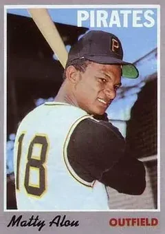1970 Topps #30 - Matty Alou - Pittsburgh Pirates