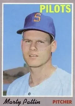 1970 Topps #31 - Marty Pattin - Seattle Pilots