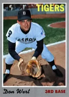 1970 Topps #33 - Don Wert - Detroit Tigers