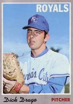 1970 Topps #37 - Dick Drago - Kansas City Royals