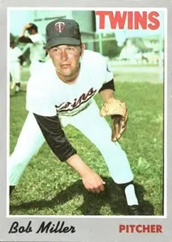 1970 Topps #47 - Bob Miller - Minnesota Twins 1970 Topps #47 - Bob Miller - Minnesota Twins