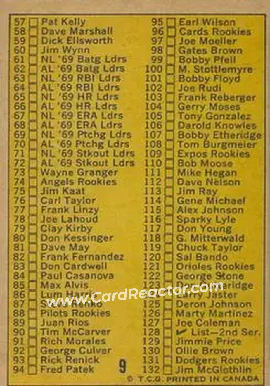 Back of Card #9