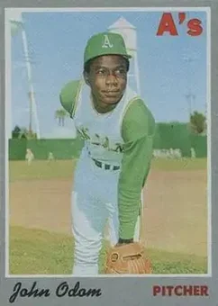 1970 Topps #55 - Johnny Odom - Oakland Athletics
