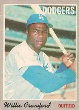 1970 O-Pee-Chee #34 Willie Crawford
