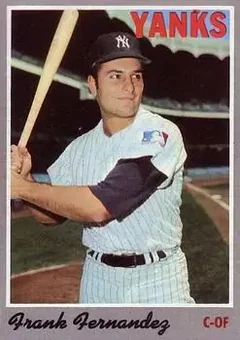 1970 Topps #82 - Frank Fernandez - New York Yankees