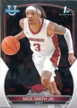 2022-23 Bowman University Chrome #1 Nick Smith Jr.