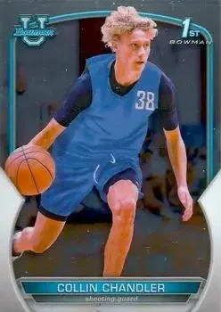 2022-23 Bowman University Chrome #2 Collin Chandler