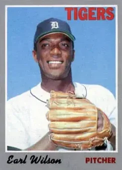 1970 Topps #95 - Earl Wilson - Detroit Tigers 1970 Topps #95 - Earl Wilson - Detroit Tigers
