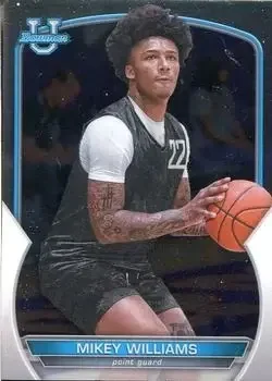 2022-23 Bowman University Chrome #3 Mikey Williams