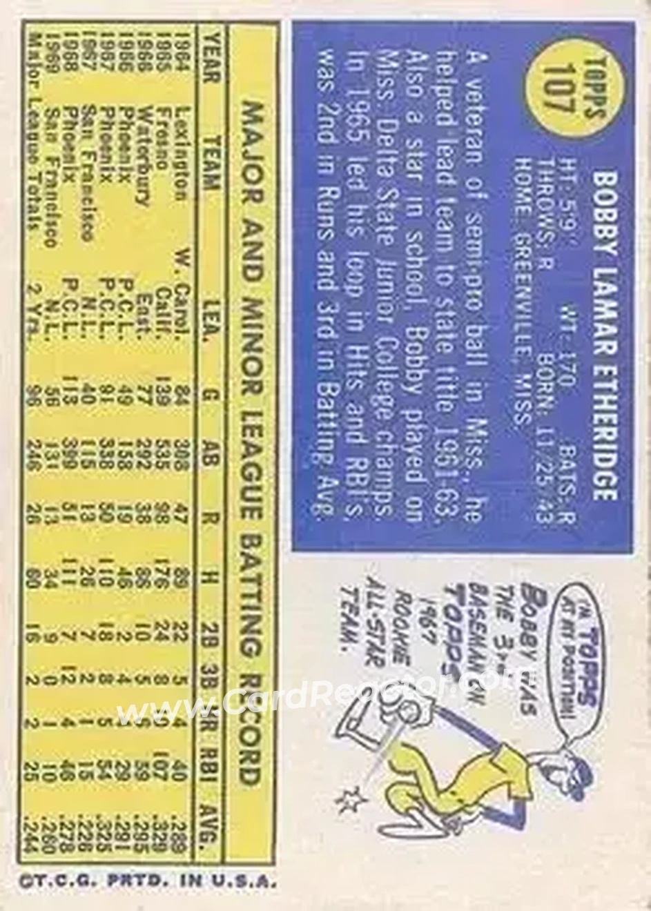 Back of Bobby Etheridge