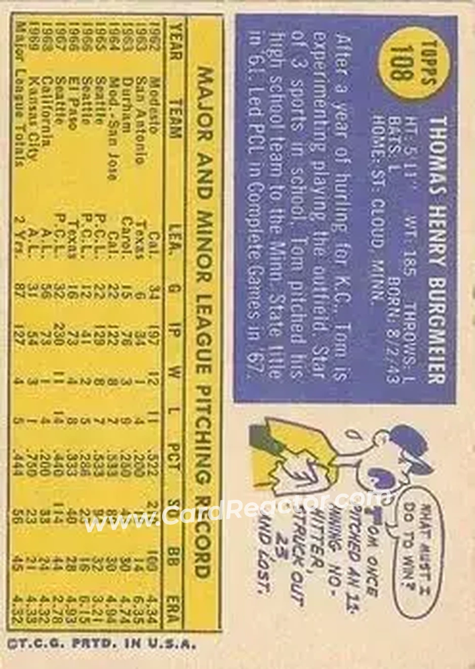 Back of Tom Burgmeier