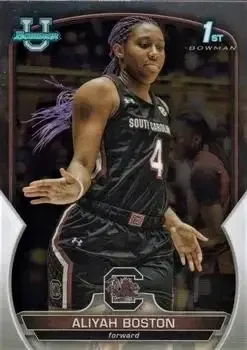 2022-23 Bowman University Chrome #5 Aliyah Boston