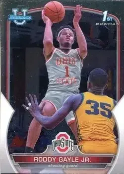 2022-23 Bowman University Chrome #8 Roddy Gayle Jr.