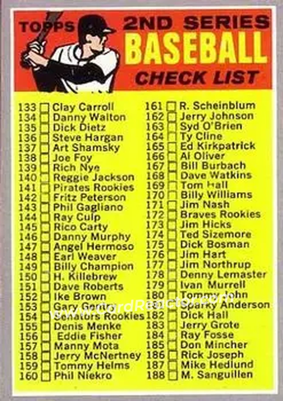 Front of Card #128